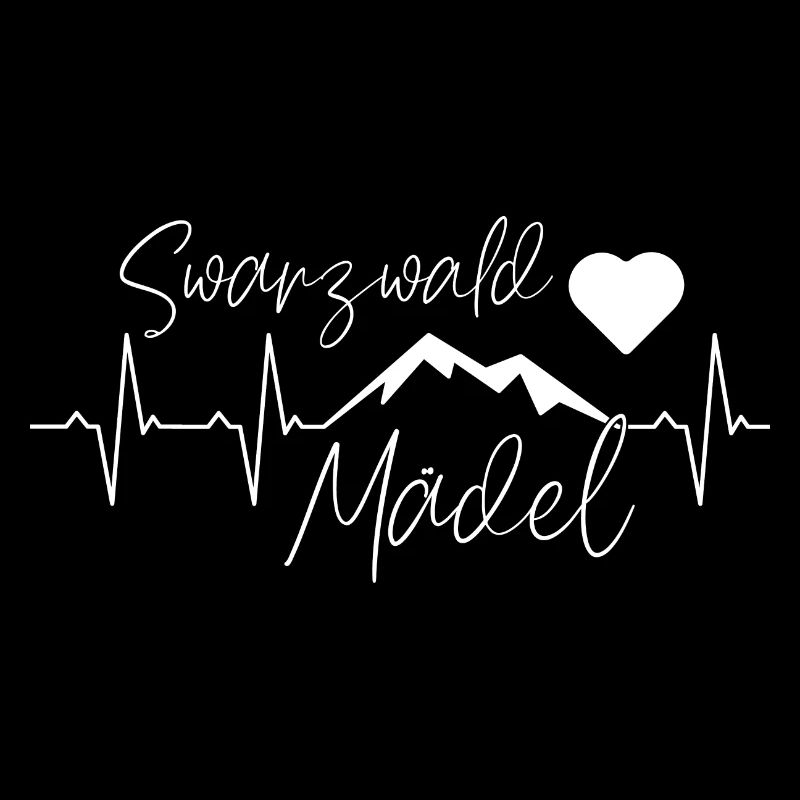 Schwarzwald mädel Geschenk Pulse herz