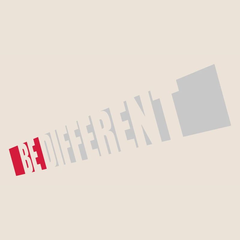 Soyez différent Logo Design