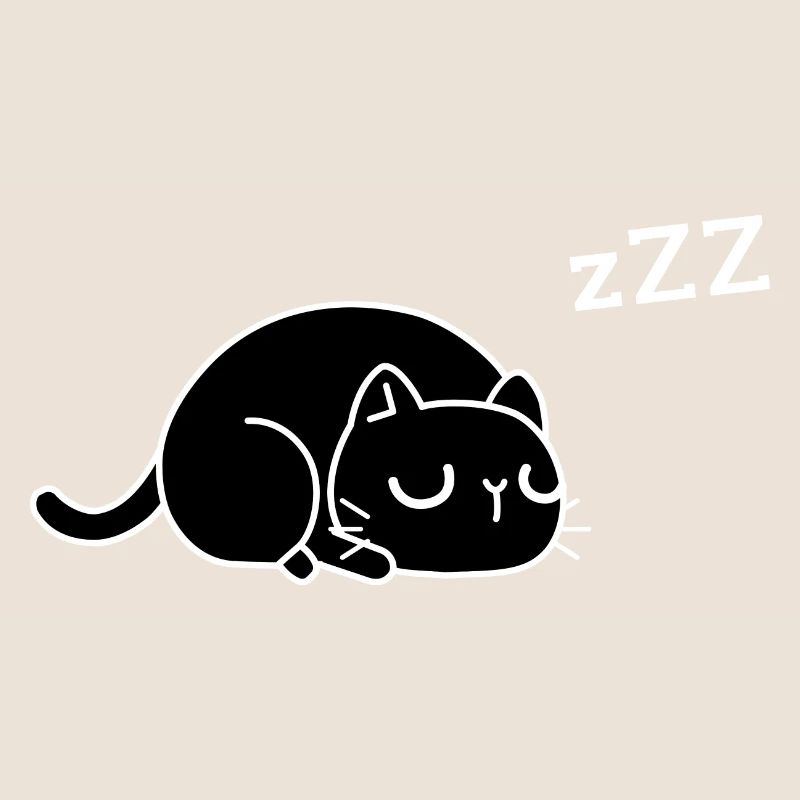 chat fatigué