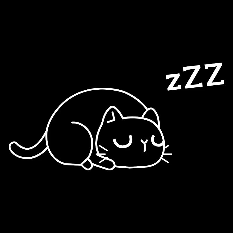 chat fatigué