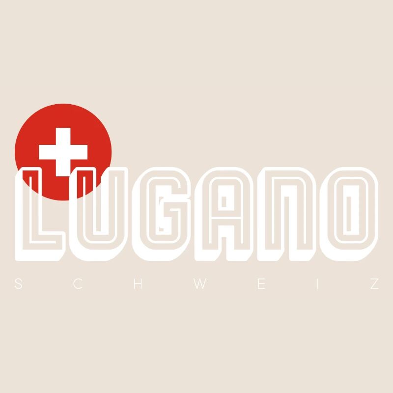 Logo de la croix suisse de Lugano