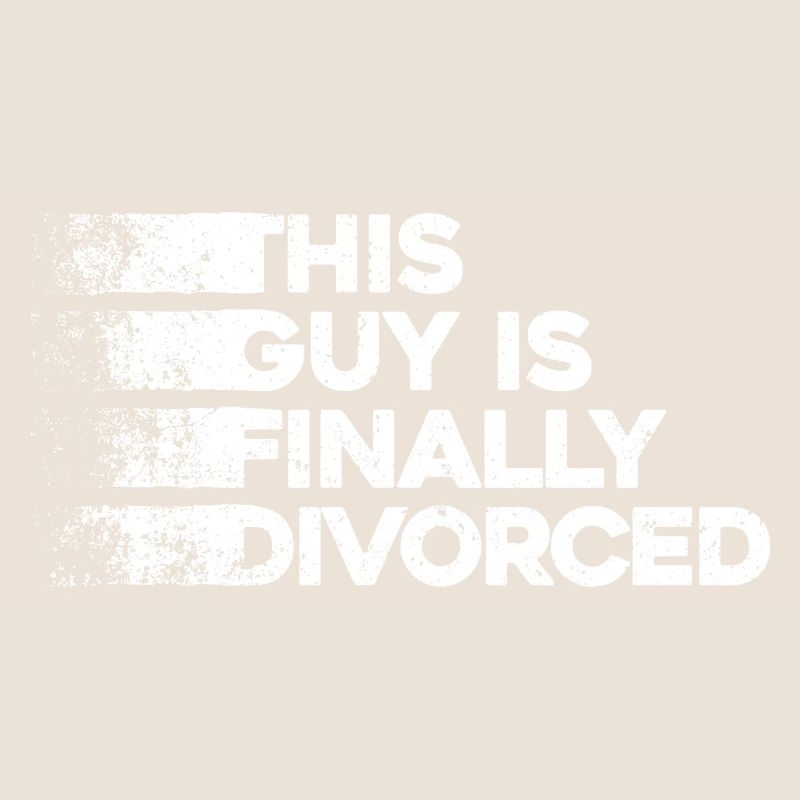 Enfin divorcé - ce gars est libre !