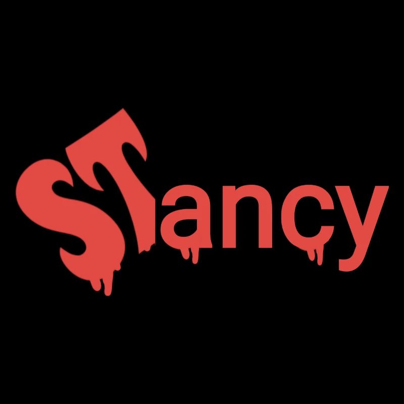 Stancy red text Halloween