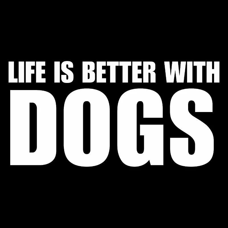 Das Leben Ist besser Mit Hunden Geschenkidee 