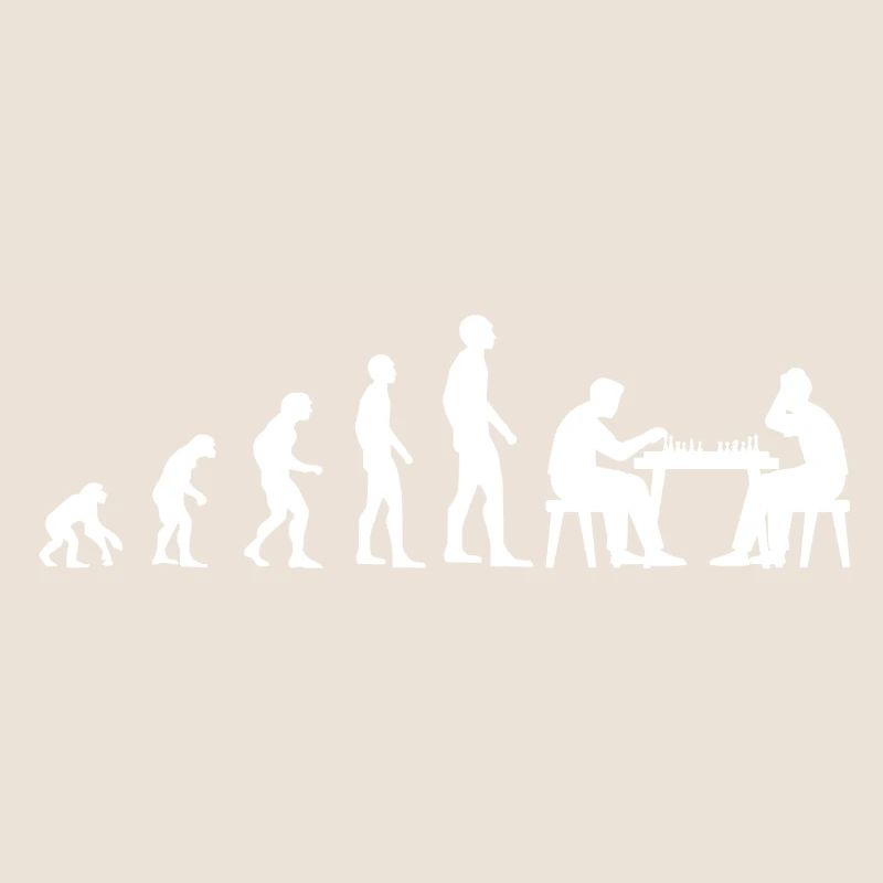 Schach Evolution Geschenk