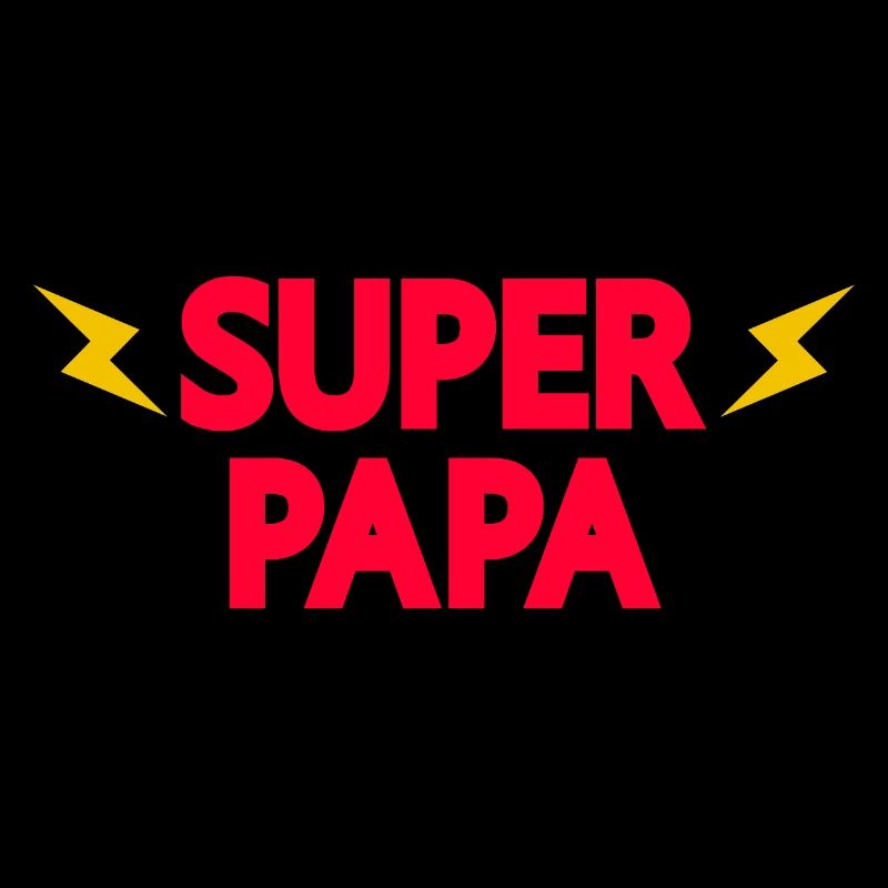 SUPER PAPA VATERTAGSGESCHENK MANN HELD HERO DADDY