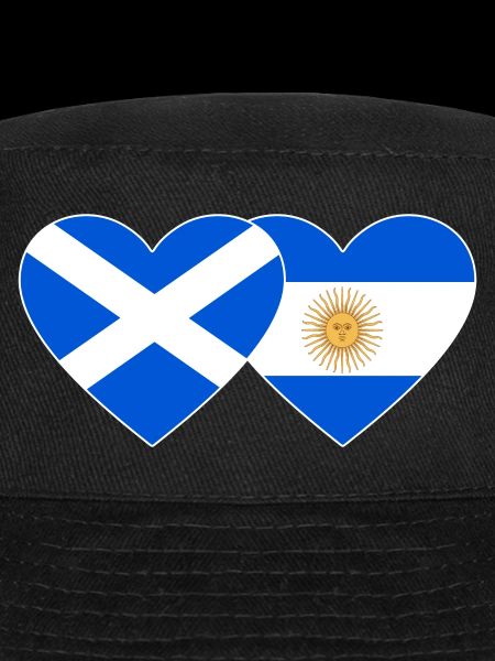 Ecosse Argentine Drapeau Coeur