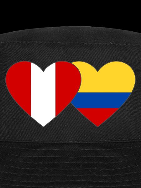 Pérou Colombie Drapeau Coeur
