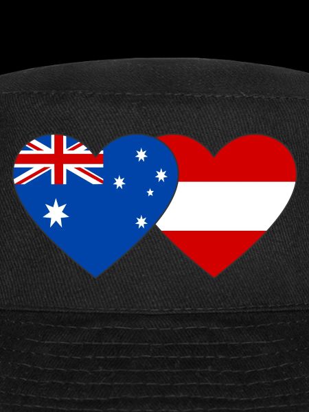Australie Autriche Drapeau Coeur Drapeau