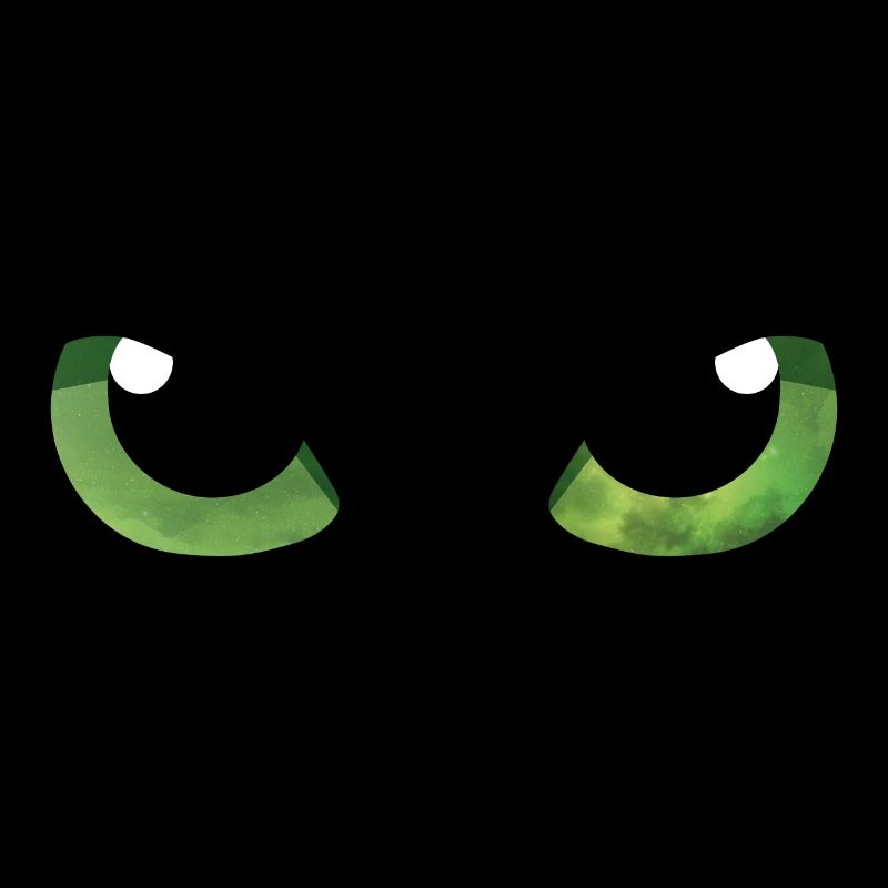 Yeux de chat Vert