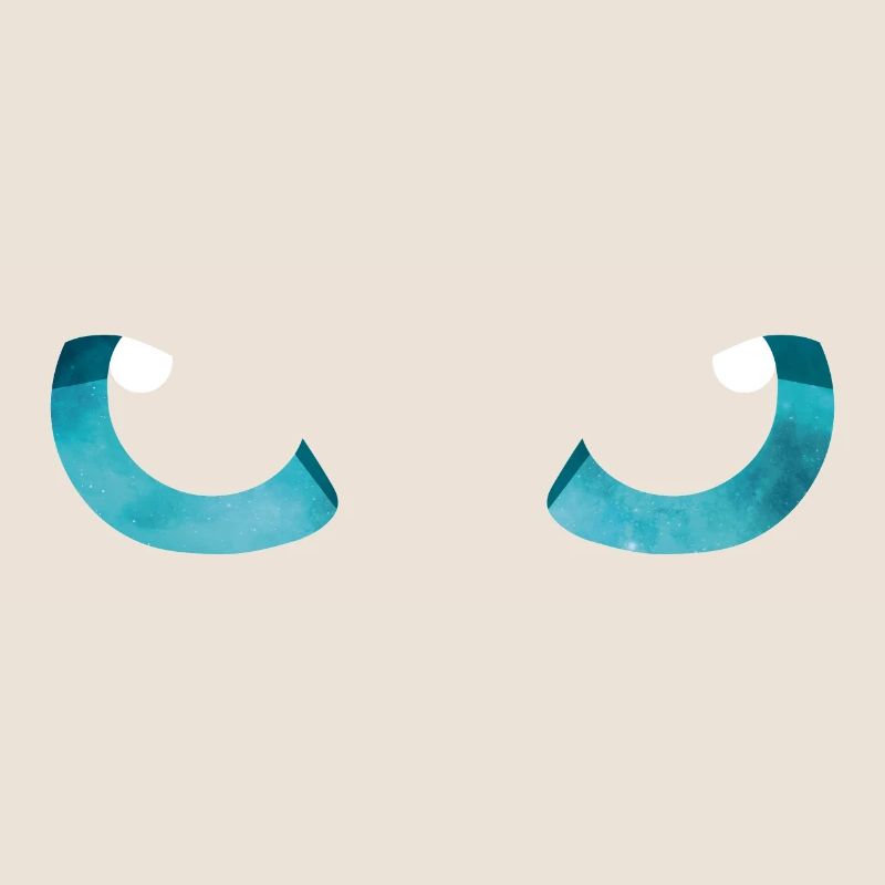 Yeux de chat Bleu