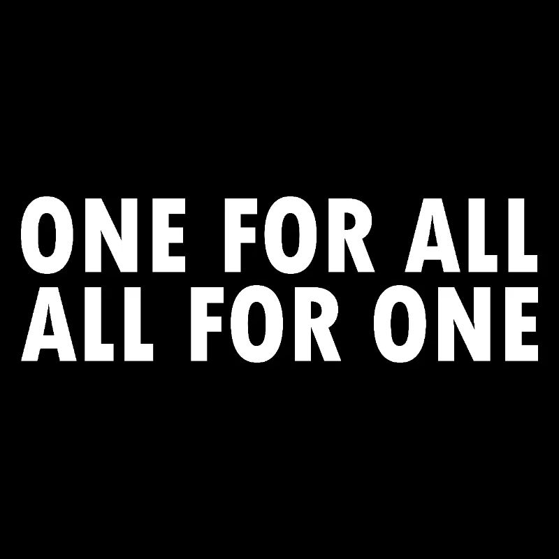 one for all all for one
