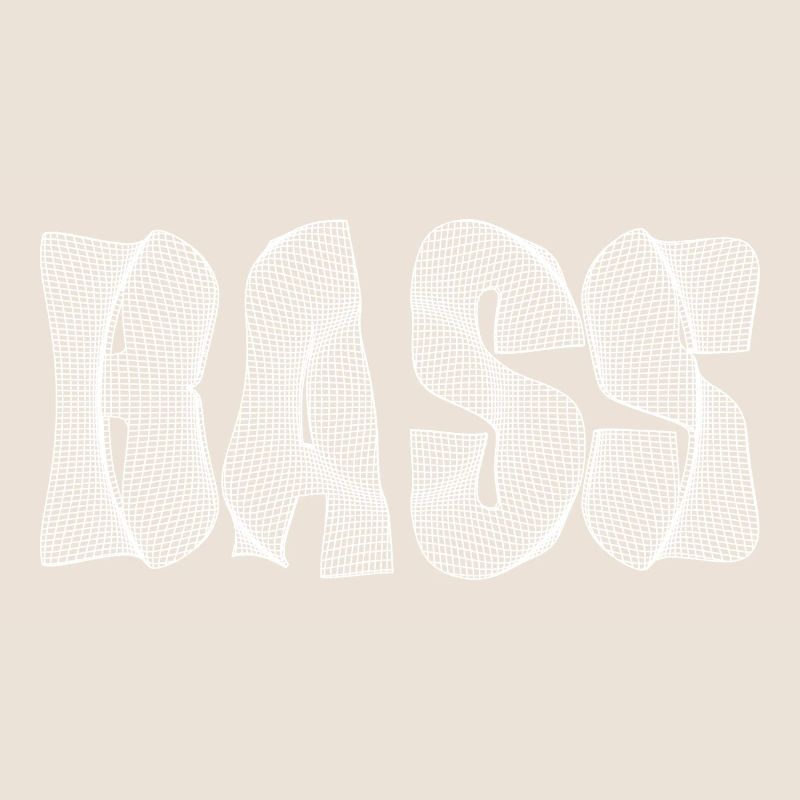 Texte de basse blanc