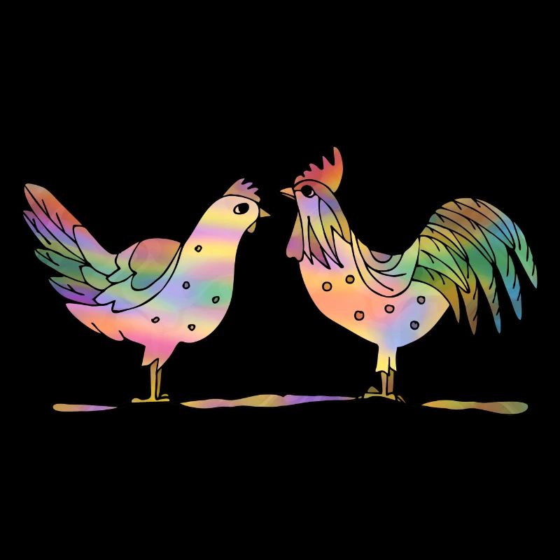 Poule et coq