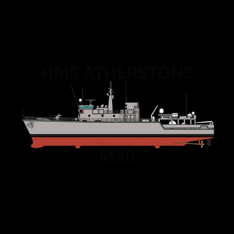HMS ATHERSTONE - M38 - HUNT CLASS