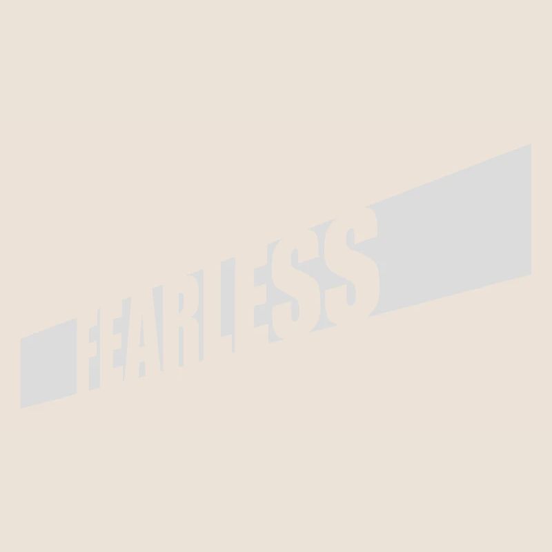 fearless Text Quote Design