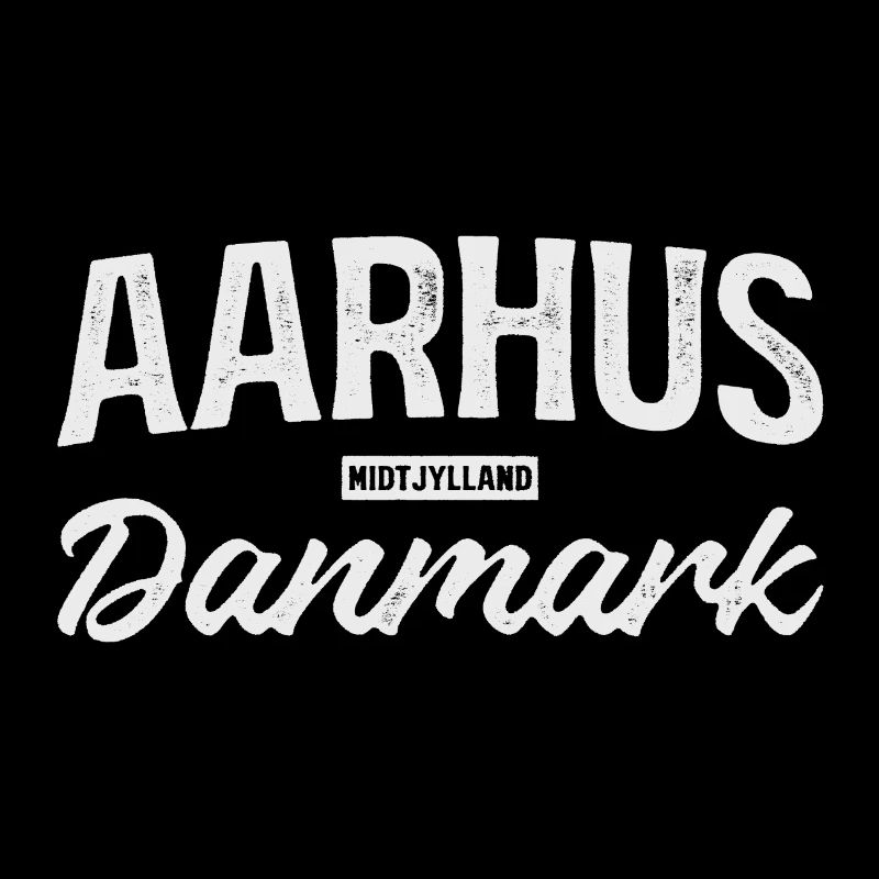 Aarhus Danmark Vintage Logo