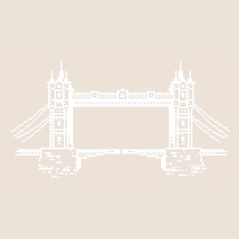 1Bit Pixel Tower Bridge
