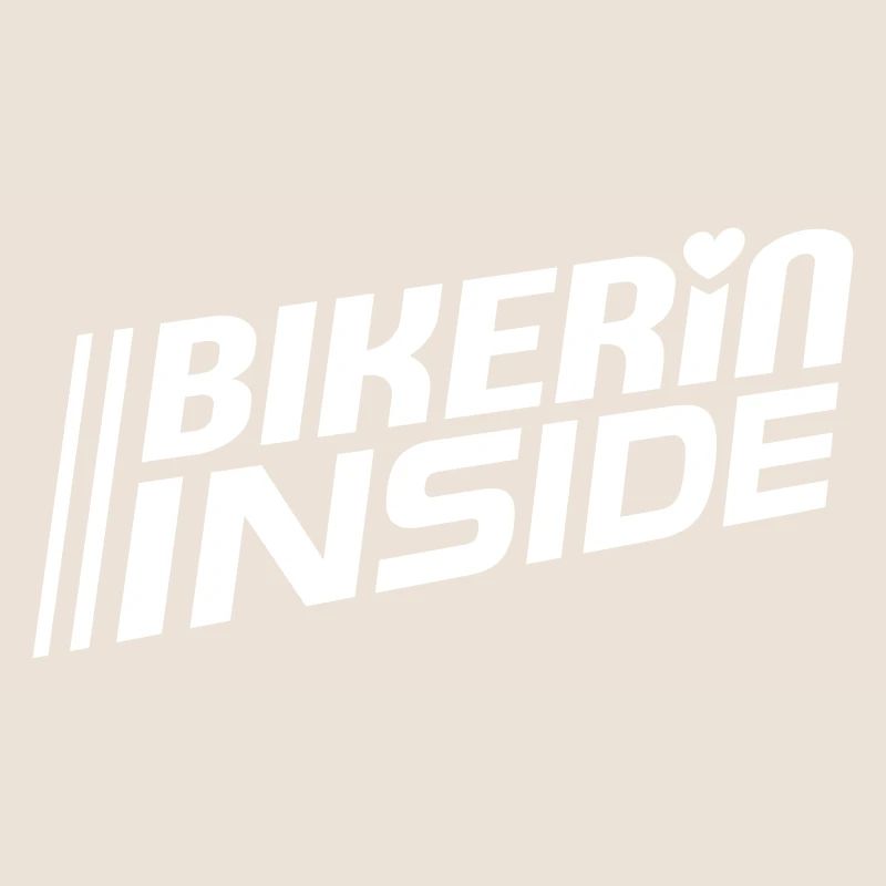 Lettres intérieures Bikerin (couleur changeable)