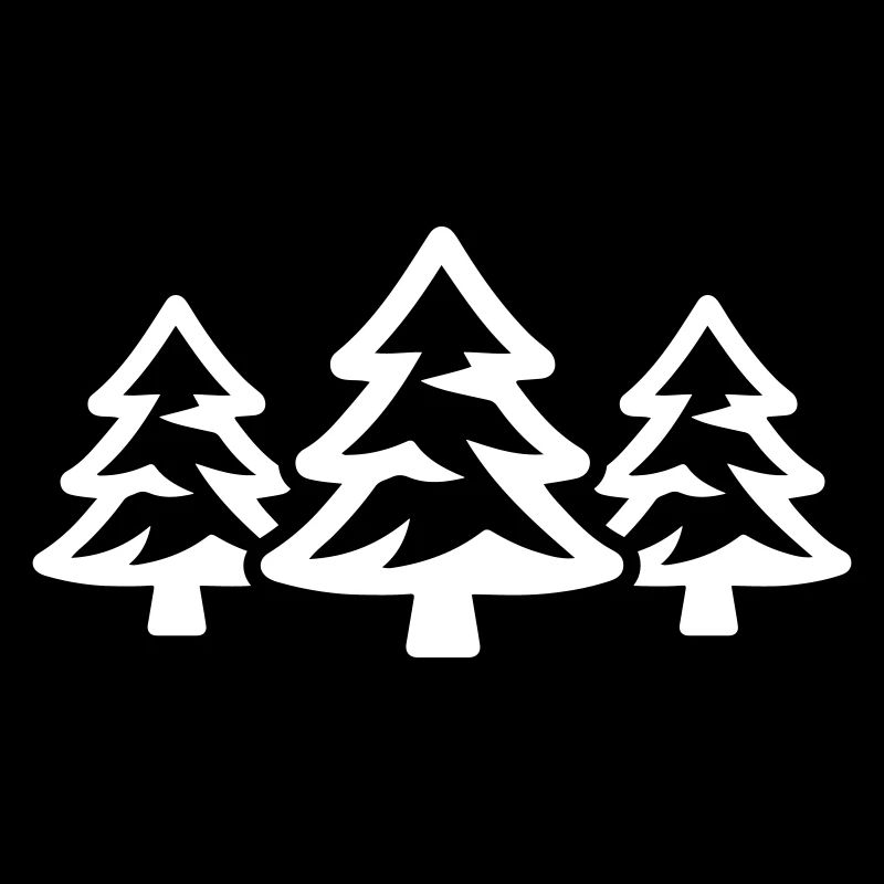 Icône de la forêt de conifères