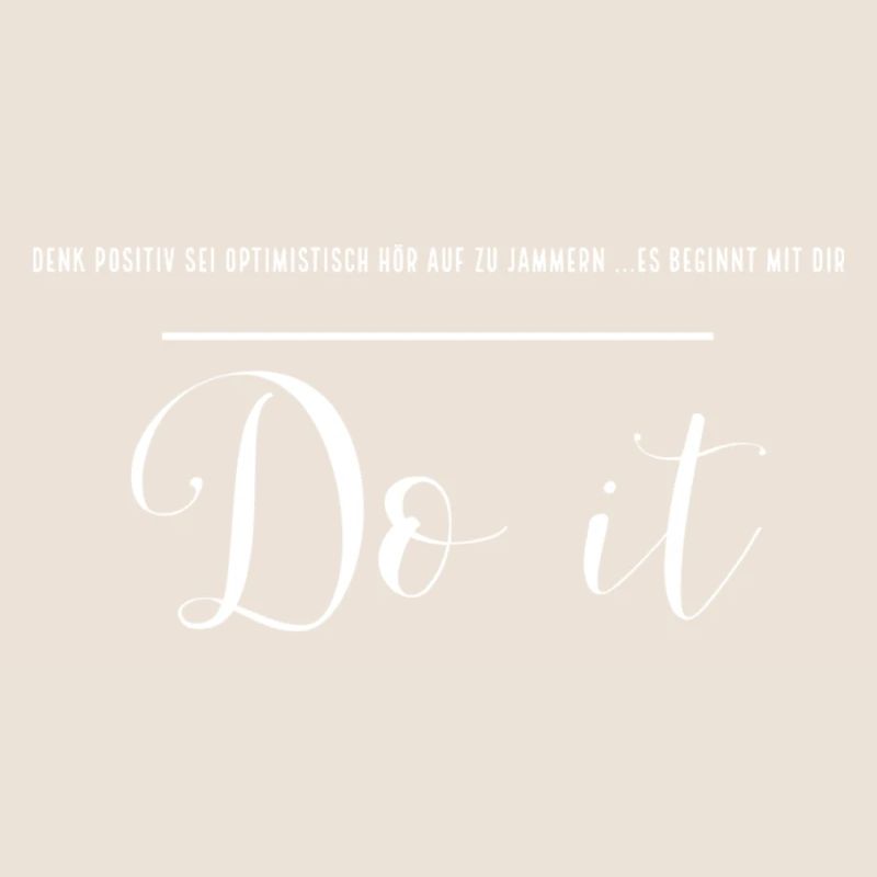 Do it