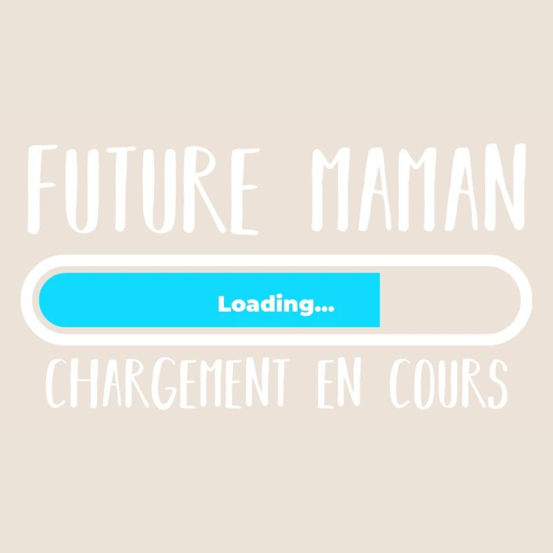 Future maman loading blanc