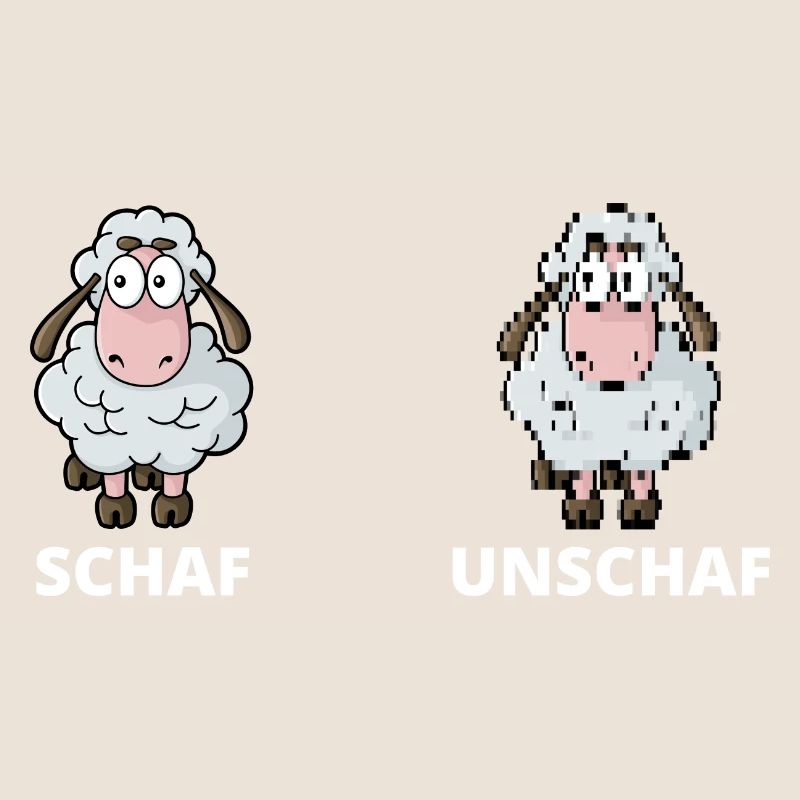 Schäfchen Schaf Unschaf Schafbock Schaffell