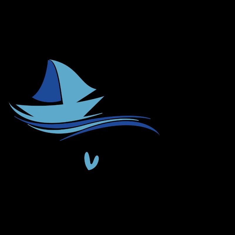 Conception de la mer du Nord avec voilier