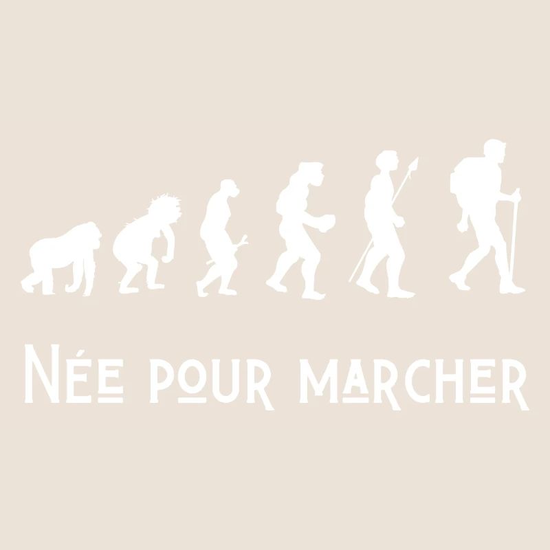 née pour marcher évolution