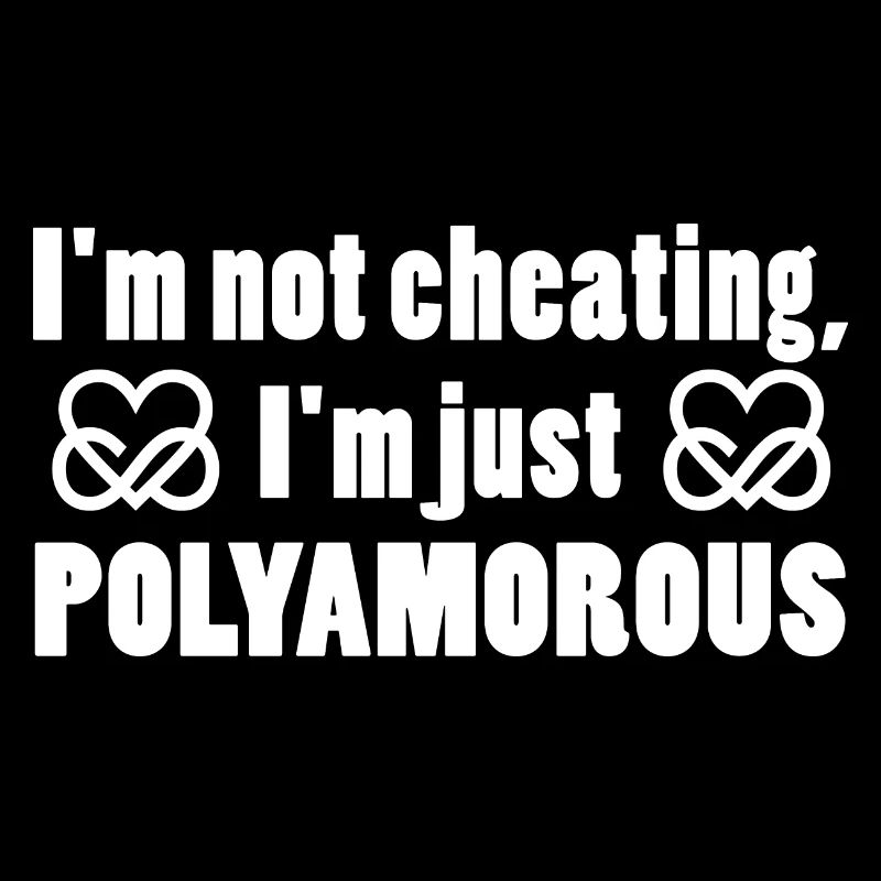 Polyamory Infinity Heart - I'm just polyamorous