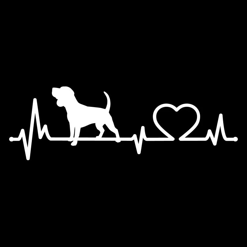 Beagle Herzschlag Hunderasse Hundehalter Geschenk