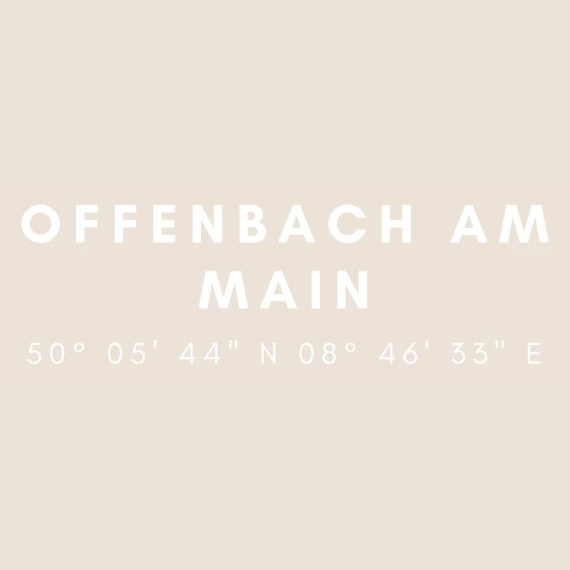 Offenbach am Main Coordinates