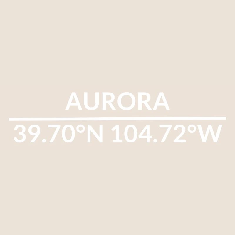 Aurora Colorado USA Coordinates