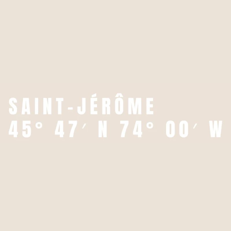 Saint-Jérôme, Canada Coordinates