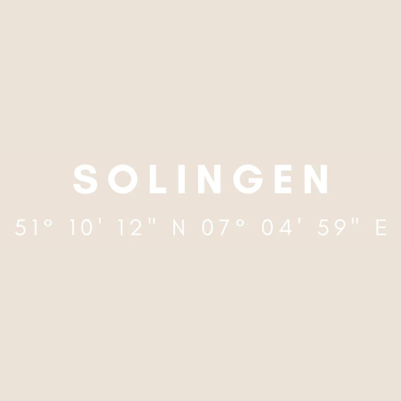 Coordonnées Solingen