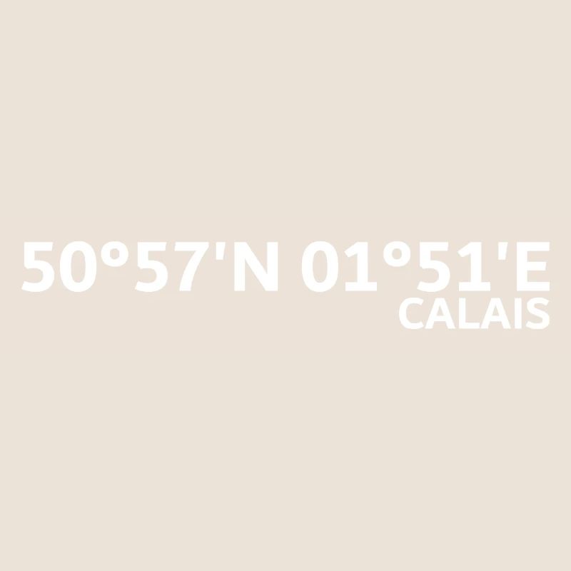 Coordonnées de Calais