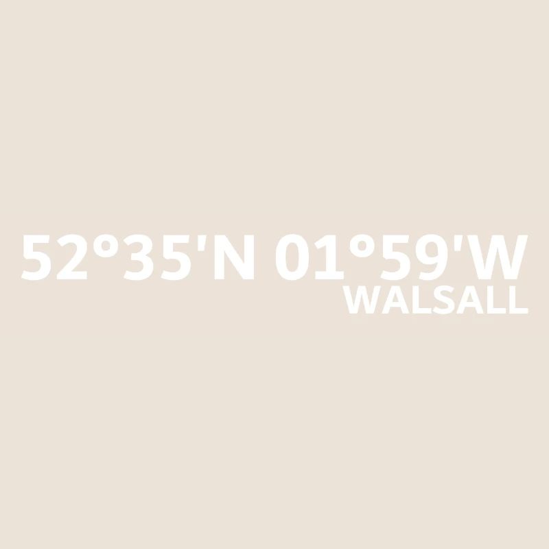 Coordonnées Walsall