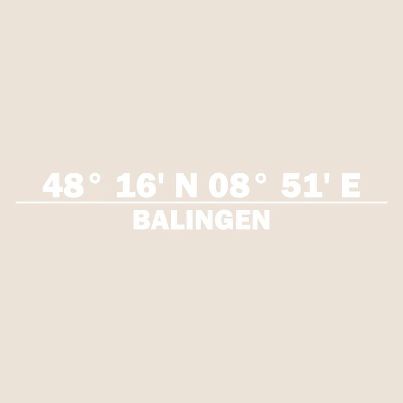 Balingen coordinates