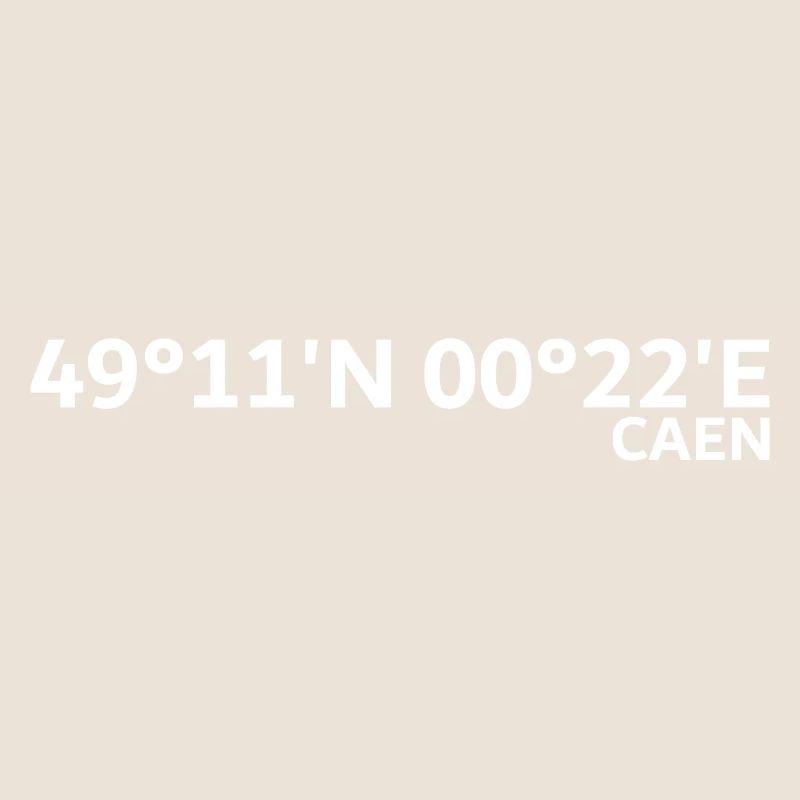 Coordonnées de Caen