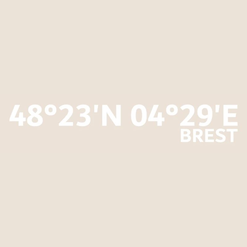 Coordonnées de Brest