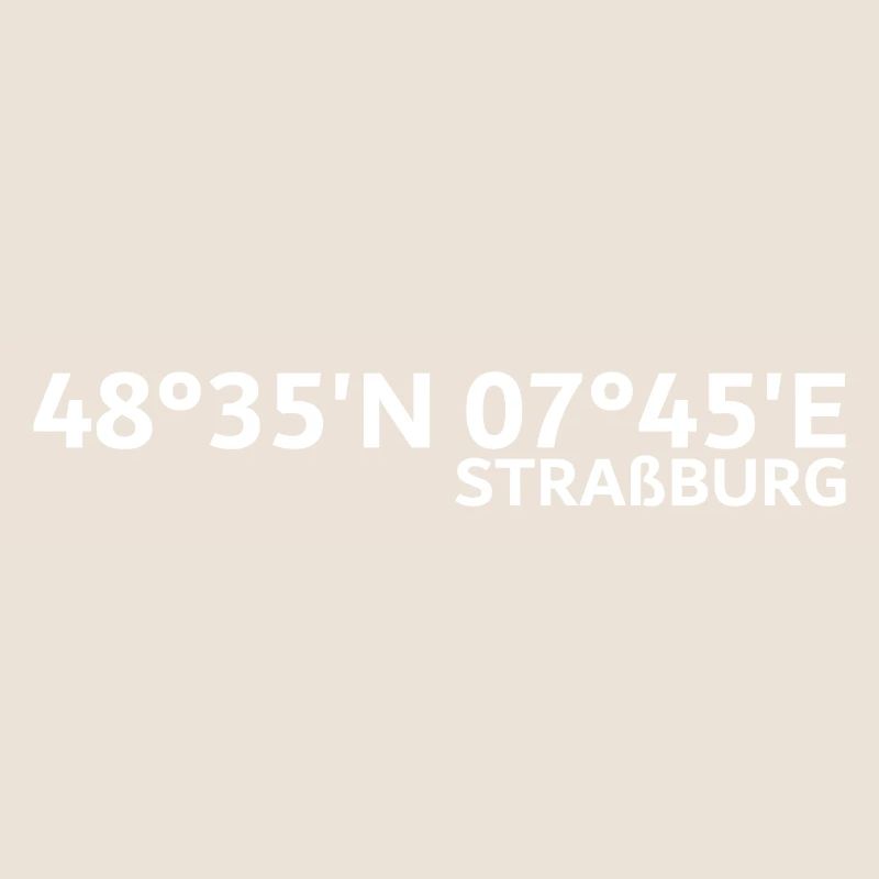 Coordonnées de Strasbourg