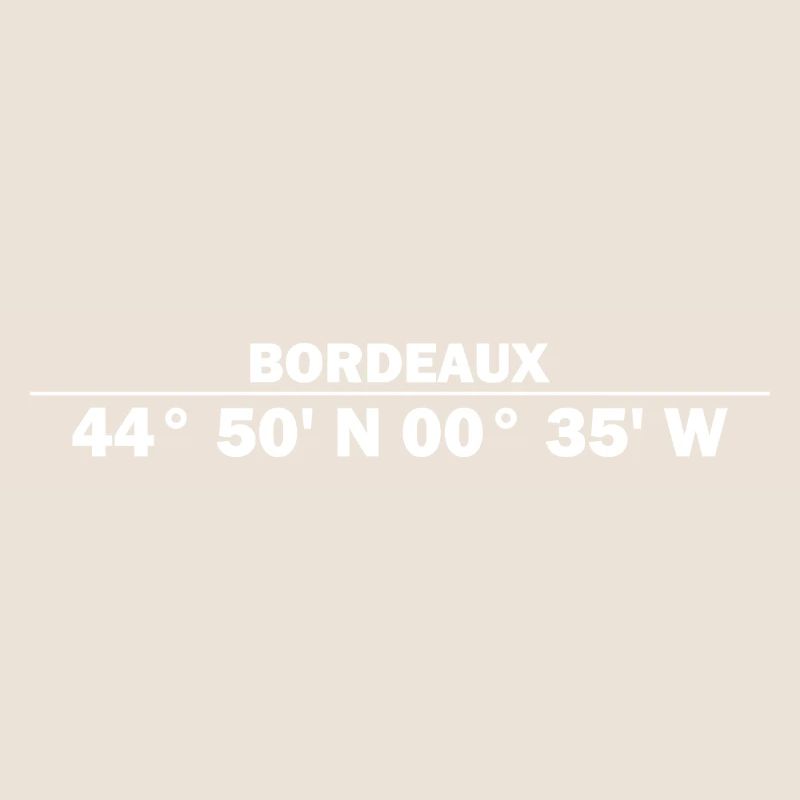 Bordeaux coordinates