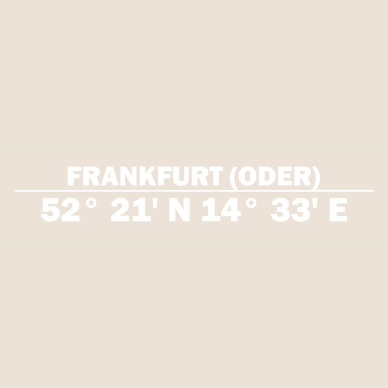 Coordonnées de Francfort (Oder)