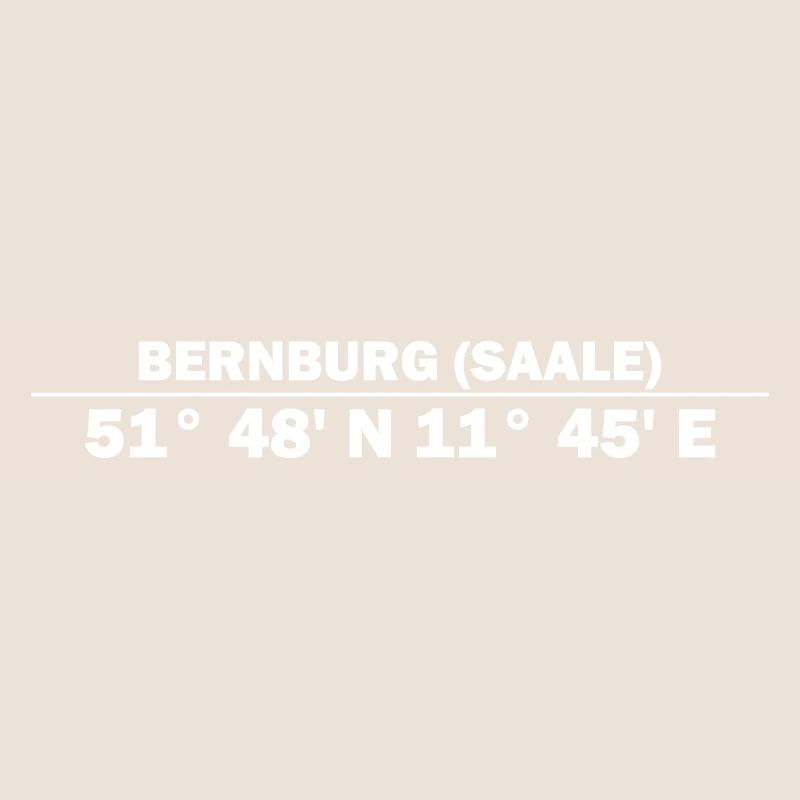 Bernburg (Saale) coordinates