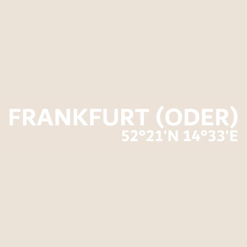 Coordonnées de Francfort (Oder)