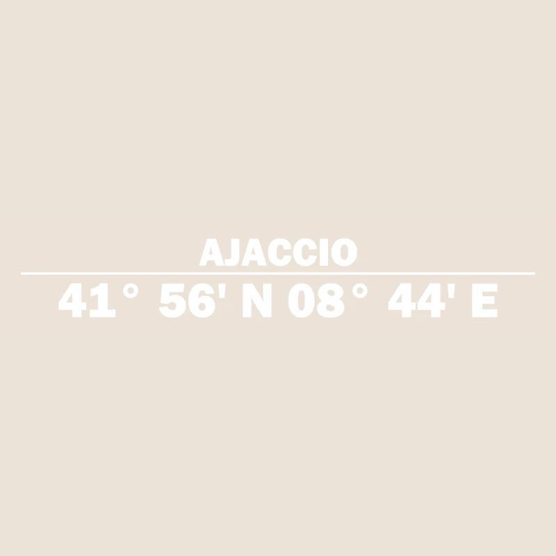 Ajaccio coordinates