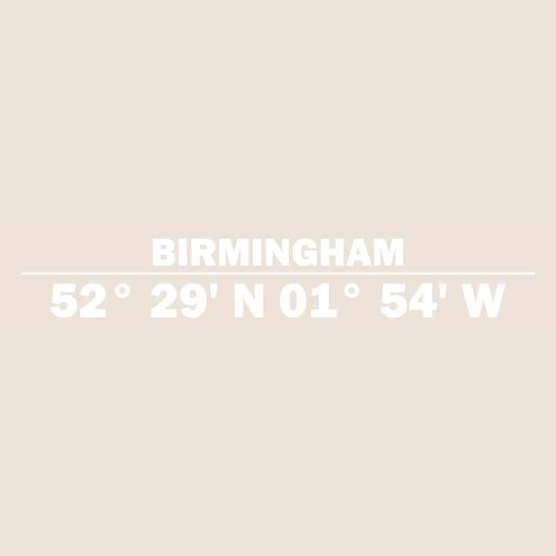 Birmingham coordinates