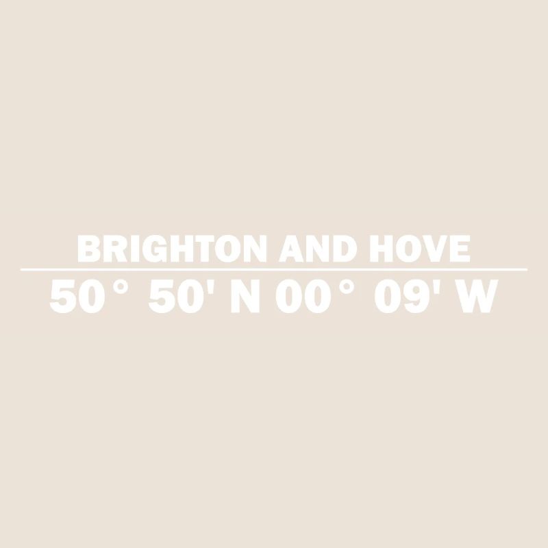 Brighton and Hove coordinates