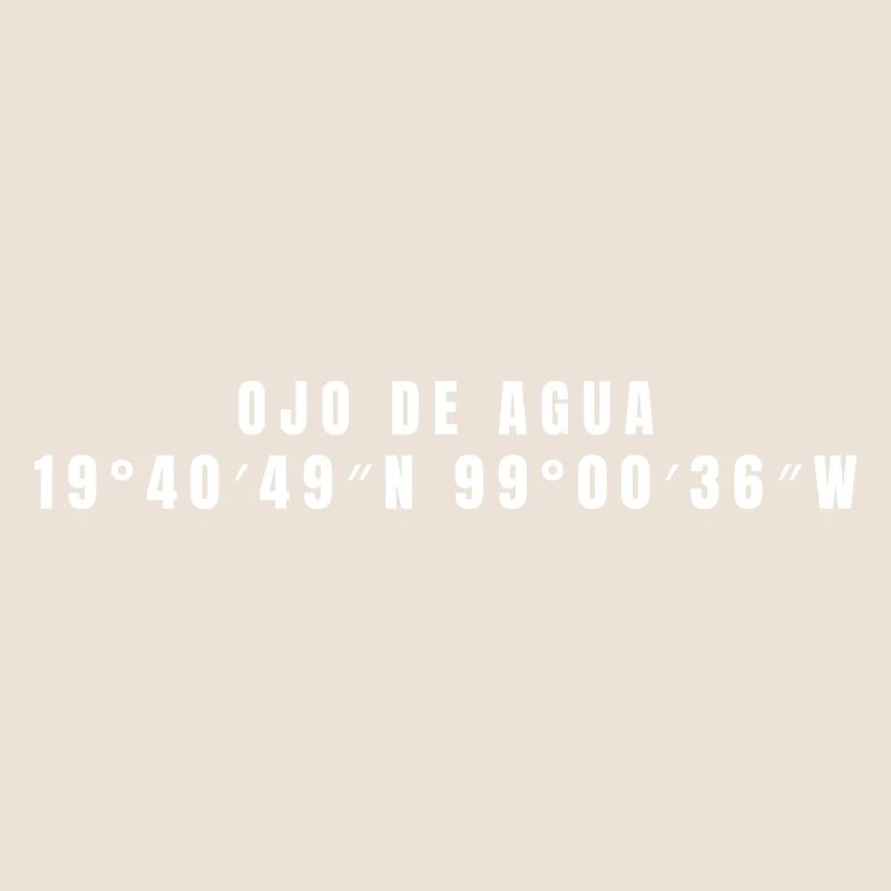 Ojo de Agua Mexico Coordinates