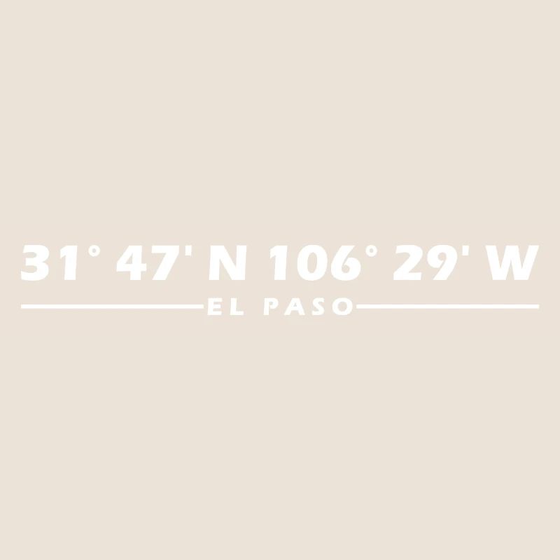 El Paso Coordinates